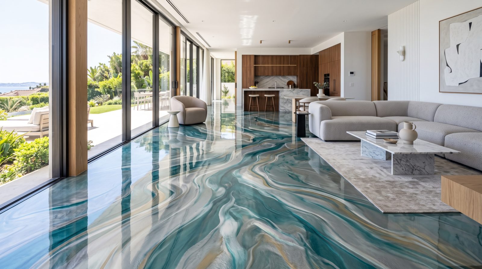 Metallic Epoxy in the San Jose & South Bay area